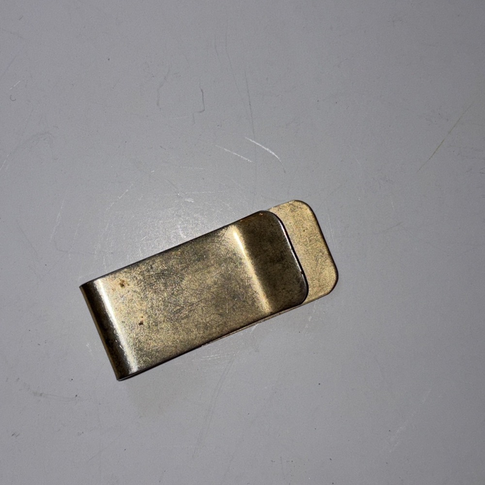 Vintage 1960s Fizzies Drink Tablet Money Clip Gold Tone Soda Promo Rare - Picture 4 of 6